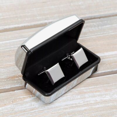 Harvey Makin Square Cufflinks In Engraveable Box CL285