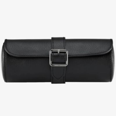 WOLF British Racing Black Triple Watch Roll 792902