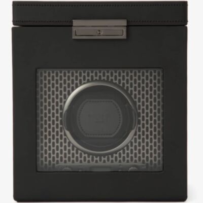 WOLF Axis Powder Coat Single Watch Winder With Storage 469203