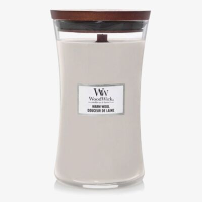 WoodWick Warm Wool Large Hourglass Candle 1725423E