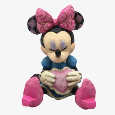 Disney Traditions Minnie Mouse With Heart Mini Figurine 4054285