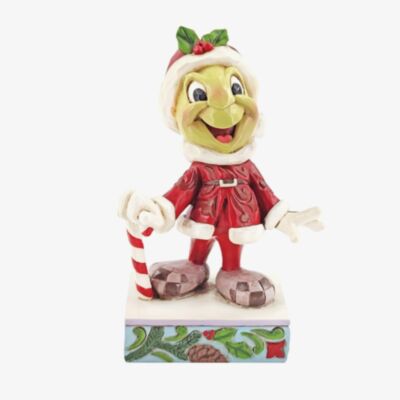 Disney Traditions Christmas Jiminy Cricket Figurine 6008986
