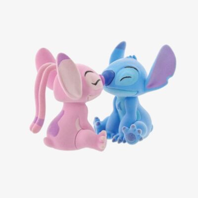 Grand Jester Studios Kissing Stitch And Angel Figurine 6013987