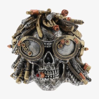 Steampunk Rasta Skull Ornament 351227