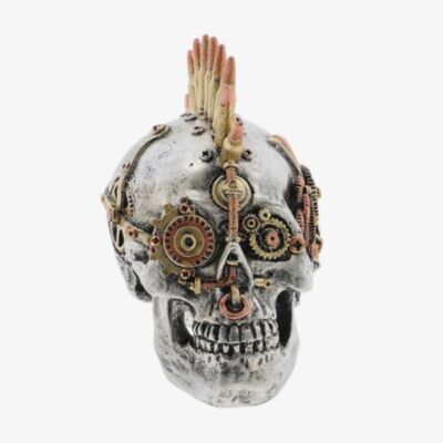 Steampunk Skull With Mohawk Ornament 351221