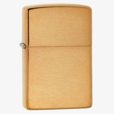 Zippo Classic Brushed Brass Lighter 204B-001189