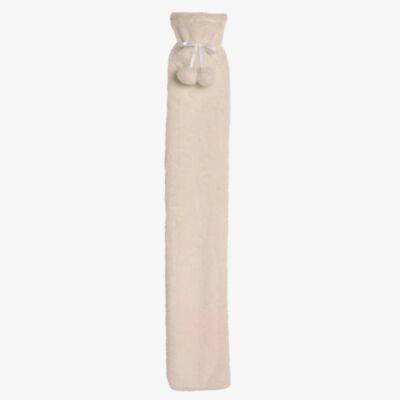 Sophia Faux Fur White 1.7L Long Hot Water Bottle SP3665