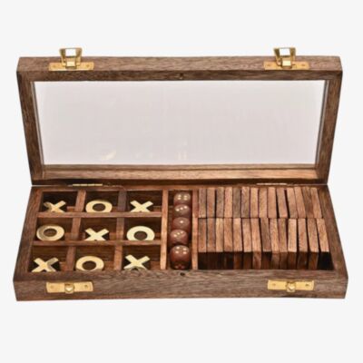 Harvey Makin Wooden Games Set Gift HM2495