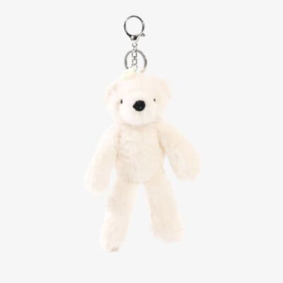 Lola The Bear Cream Plush Keyring SOF150