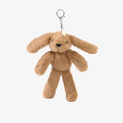 Cookie The Bunny Dark Brown Plush Keyring SOF142