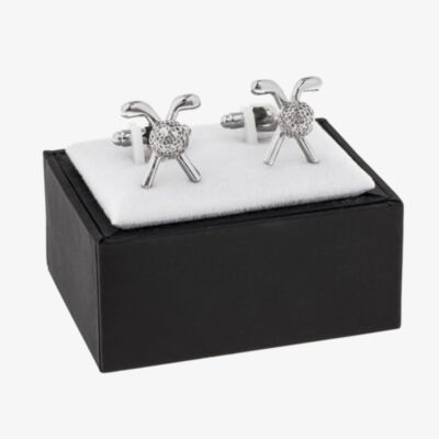 Equilibrium Silver Plated Golf Cufflinks 279764