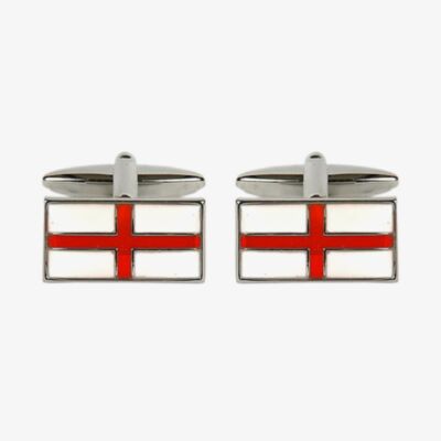 St. George Cross Flag Cufflinks 90-4421