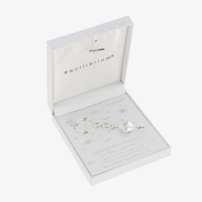 Equilibrium Silver Plated Graduation Keyring 344800