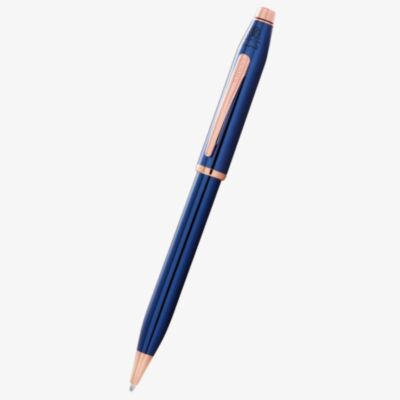Cross Century II Translucent Cobalt Blue Lacquer Ballpoint Pen AT0082WG-138