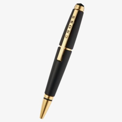 Cross Edge Matte Black Lacquer & Gold Selectip Rollerball Pen AT0555-20
