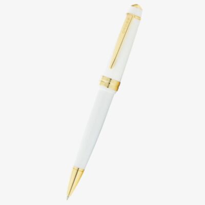 Cross Bailey Light White Resin & Gold Tone Ballpoint Pen AT0742-10