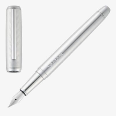 BOSS Pace Chrome Fountain Pen HSL5652B