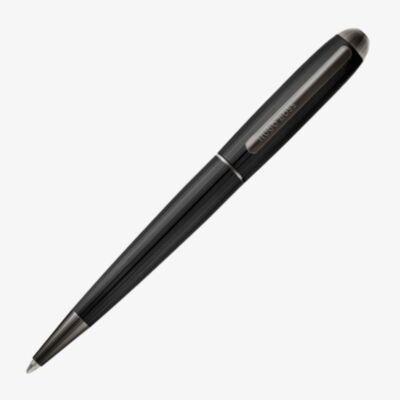 BOSS Contour Pinstripe Black Ballpoint Pen HSV6764A