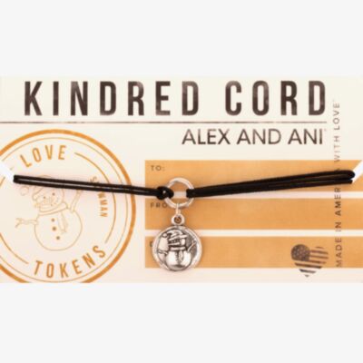 ALEX AND ANI Love Token Snowman Kindred Cord Bracelet A16KC34RS