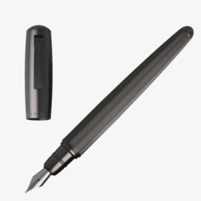BOSS Pure Dark Chrome Fountain Pen HSY6032