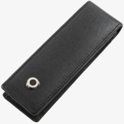BOSS Black Leather Pen Pouch HLD804A