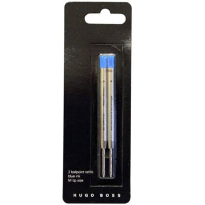 BOSS Blue Ballpoint Pen Refill Pack of 2 HPR741BM