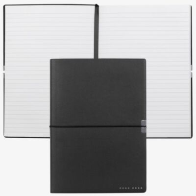BOSS Storyline Black A5 Lined Notebook HNH124AL