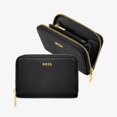 BOSS Signature Lady Black Money Purse HEM616A