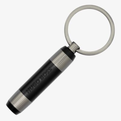 BOSS Rive Gunmetal Keyring HAK443D