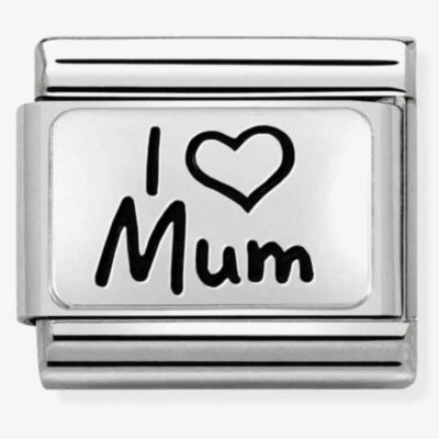 Nomination CLASSIC Composable Limited Edition Silver I Heart Mum Charm 330111/01