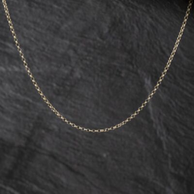Pre-Owned 9ct Yellow Gold 16 Inch Belcher Chain 41011163