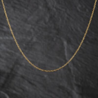 Pre-Owned Yellow Gold 16 Inch Prince Of Wales Chain 41011170