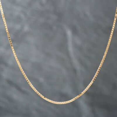 Pre-Owned 9ct Yellow Gold 20 Inch Box Chain 41021258