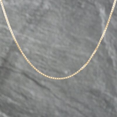 Pre-Owned 14ct Yellow Gold 16 Inch Box Chain 41021316