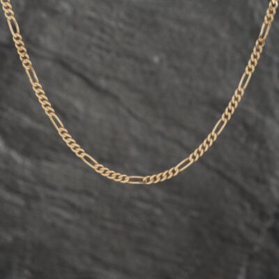 Pre-Owned 9ct Yellow Gold 18 Inch Figaro Chain 41021402