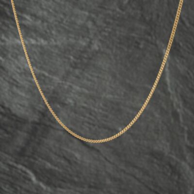 Pre-Owned 9ct Yellow Gold 16 Inch Curb Chain 41021449