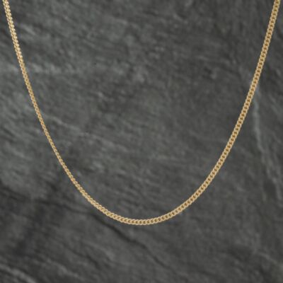 Pre-Owned 9ct Yellow Gold 16 Inch Curb Chain 41021458