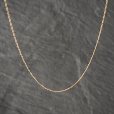 Pre-Owned 9ct Yellow Gold 18 Inch Curb Chain 41021512