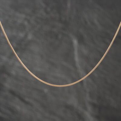 Pre-Owned 9ct Yellow Gold 17 Inch Snake Chain 41021527