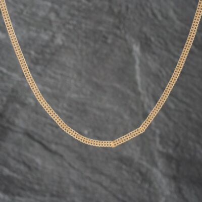 Pre-Owned 9ct Yellow Gold Double 18 Inch Curb Chain 41021540