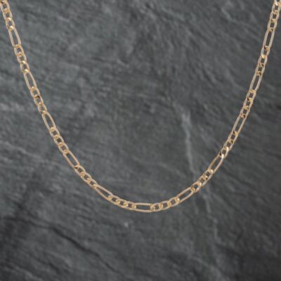 Pre-Owned 9ct Yellow Gold 18 Inch Figaro Chain 41021565