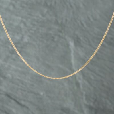 Pre-Owned 9ct Yellow Gold 18 Inch Curb Chain 41021572