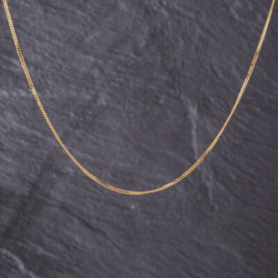 Pre-Owned 9ct Yellow Gold 18 Inch Curb Chain 41021660