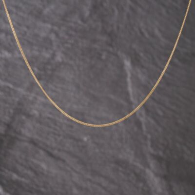 Pre-Owned 9ct Yellow Gold 16 Inch Curb Chain 41021676