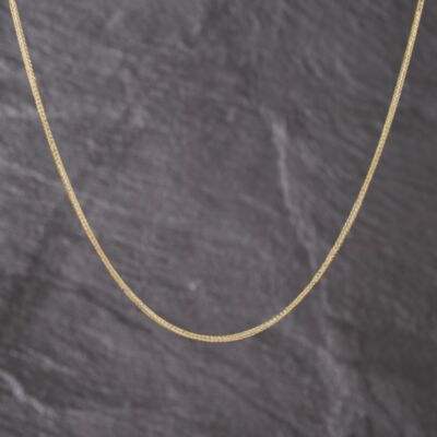 Pre-Owned 9ct Yellow Gold 20 Inch Spiga Chain 41021682