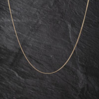 Pre-Owned 9ct Yellow Gold 19 Inch Curb Chain 41021686