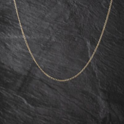 Pre-Owned 9ct Yellow Gold 18 Inch Figaro Chain 41021687