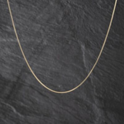 Pre-Owned 9ct Yellow Gold 18 Inch Spiga Chain 41021692