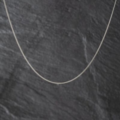 Pre-Owned 18ct White Gold Fine 20 Inch Curb Chain 41021694