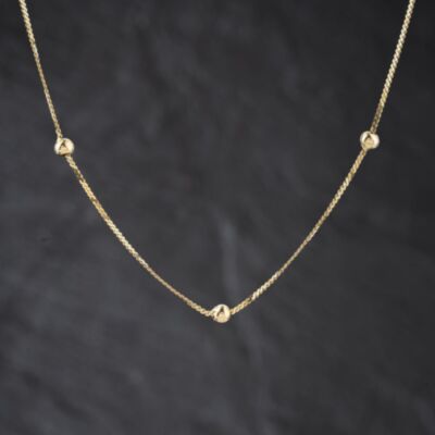 Pre-Owned 9ct Yellow Gold Serpentine 16 Inch Ball Chain 41021705